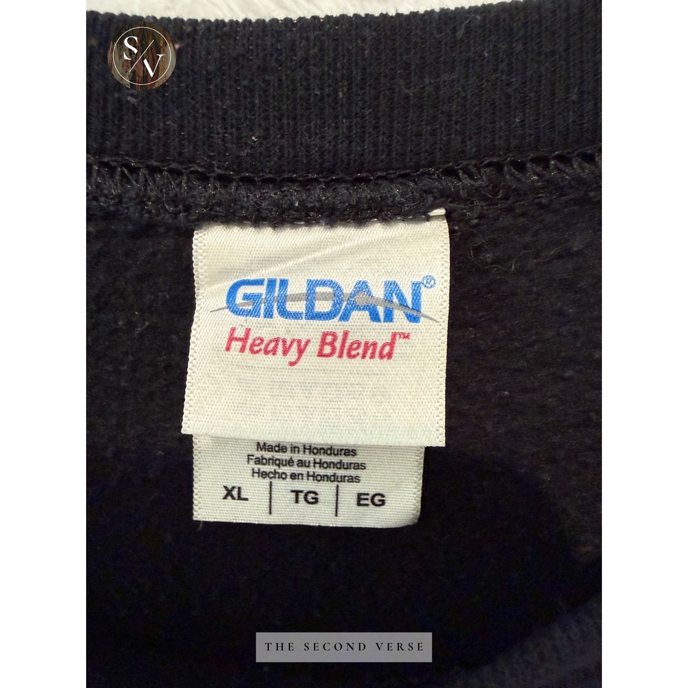 Heavy Blend I Love Aruba Black Graphic Crewneck Sweatshirt XL - Picture 6 of 6